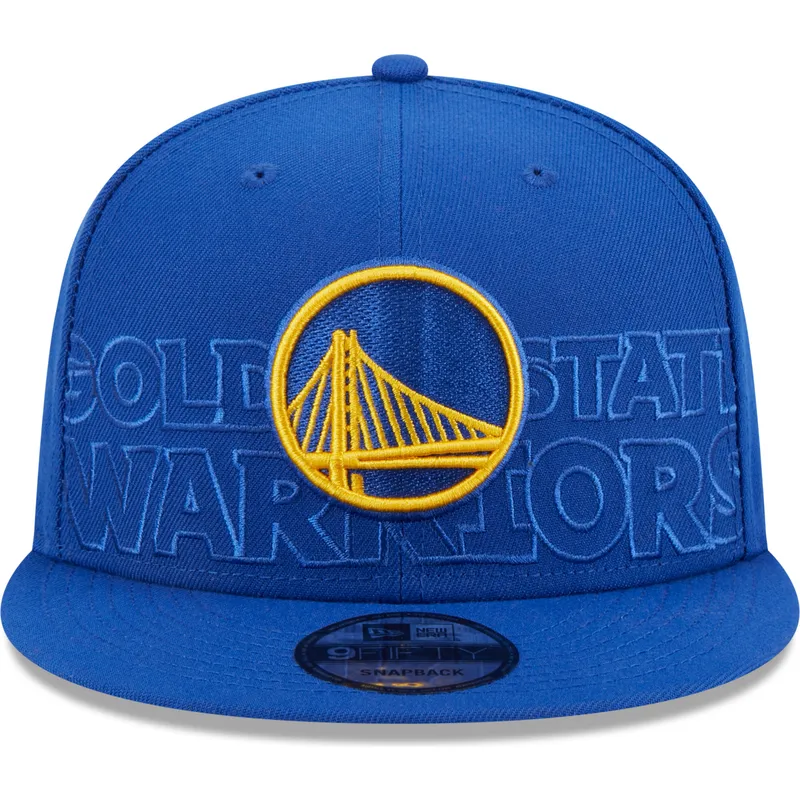 czapki-plana-niebieski-snapback-9fifty-draft-edition-2023-golden-state-warriors-nba-new-era