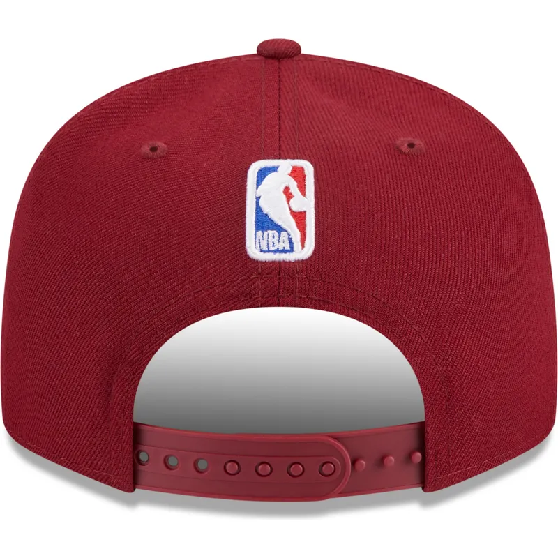 czerwona-plaska-czapka-snapback-9fifty-draft-edition-2023-cleveland-cavaliers-nba-new-era