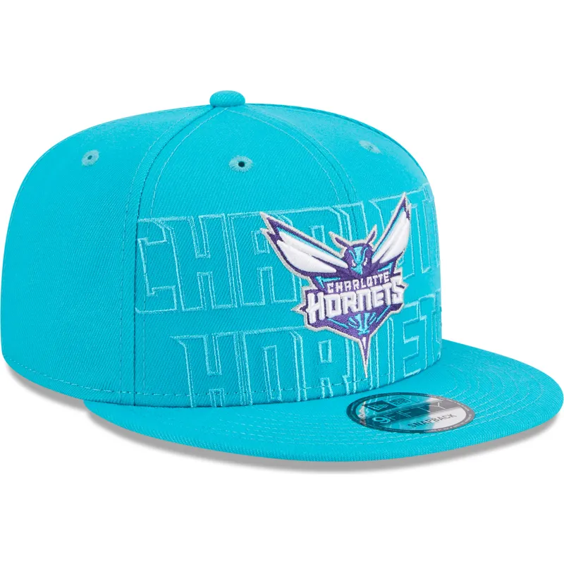czapki-plana-niebieski-snapback-9fifty-draft-edition-2023-charlotte-hornets-nba-new-era