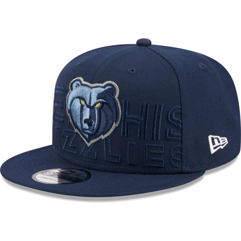 czapki-plana-granatowy-snapback-9fifty-draft-edition-2023-memphis-grizzlies-nba-new-era