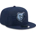 czapki-plana-granatowy-snapback-9fifty-draft-edition-2023-memphis-grizzlies-nba-new-era