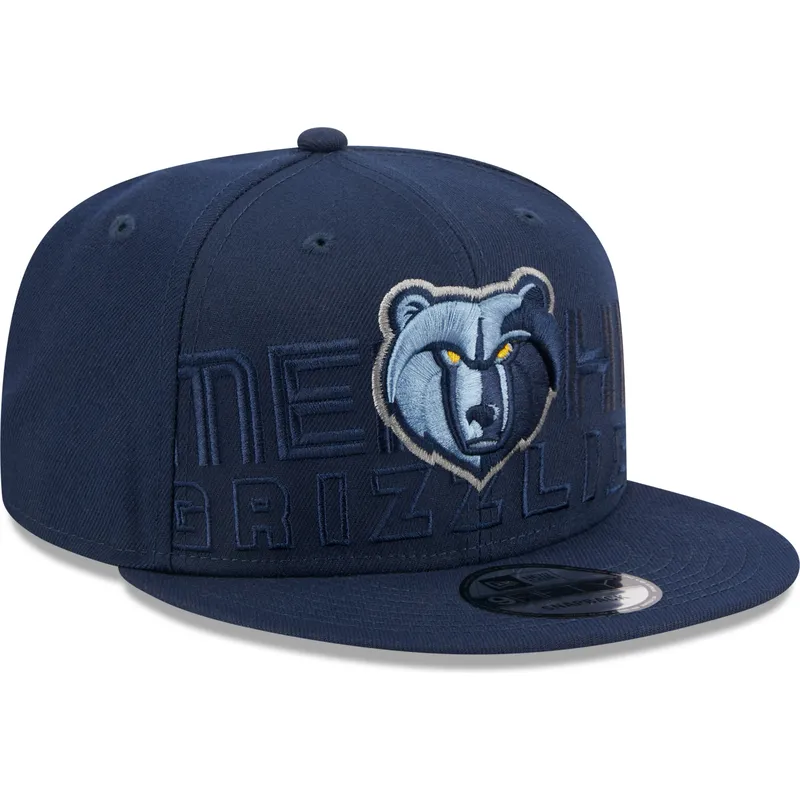 czapki-plana-granatowy-snapback-9fifty-draft-edition-2023-memphis-grizzlies-nba-new-era