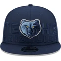 czapki-plana-granatowy-snapback-9fifty-draft-edition-2023-memphis-grizzlies-nba-new-era