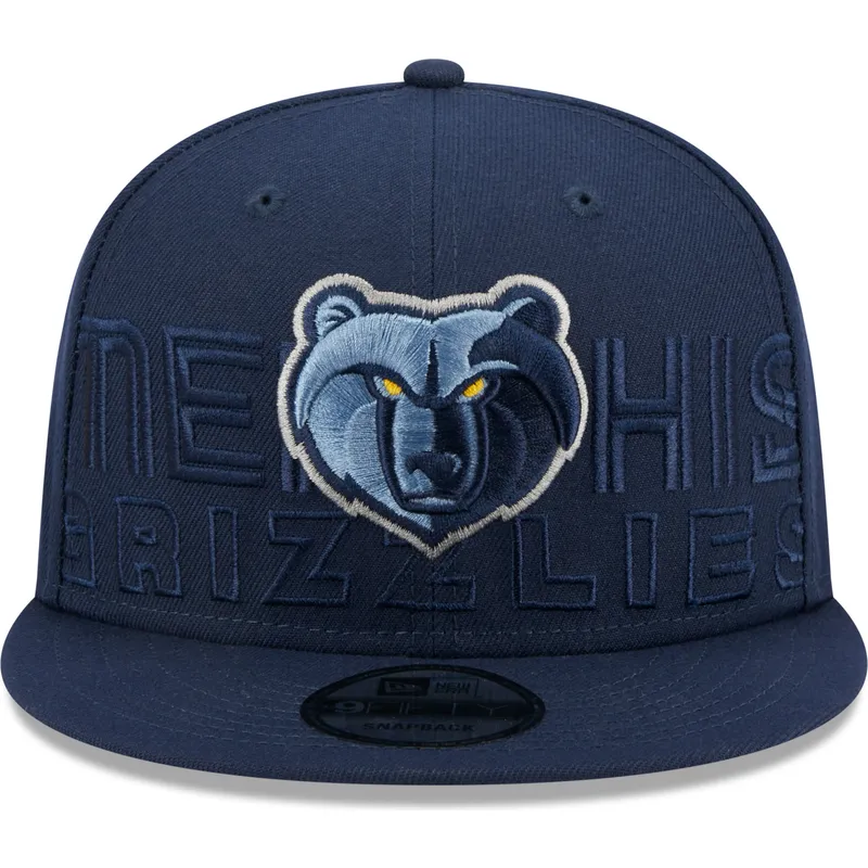 czapki-plana-granatowy-snapback-9fifty-draft-edition-2023-memphis-grizzlies-nba-new-era
