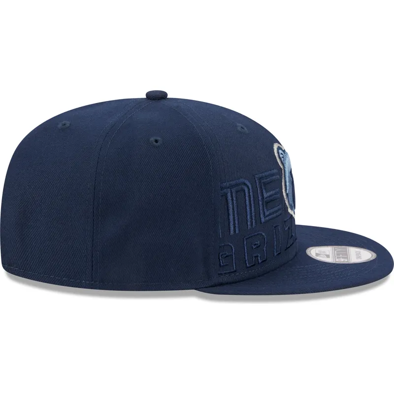 czapki-plana-granatowy-snapback-9fifty-draft-edition-2023-memphis-grizzlies-nba-new-era