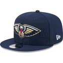 granatowa-plaska-czapka-snapback-9fifty-draft-edition-2023-new-orleans-pelicans-nba-new-era