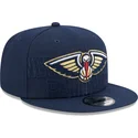 granatowa-plaska-czapka-snapback-9fifty-draft-edition-2023-new-orleans-pelicans-nba-new-era