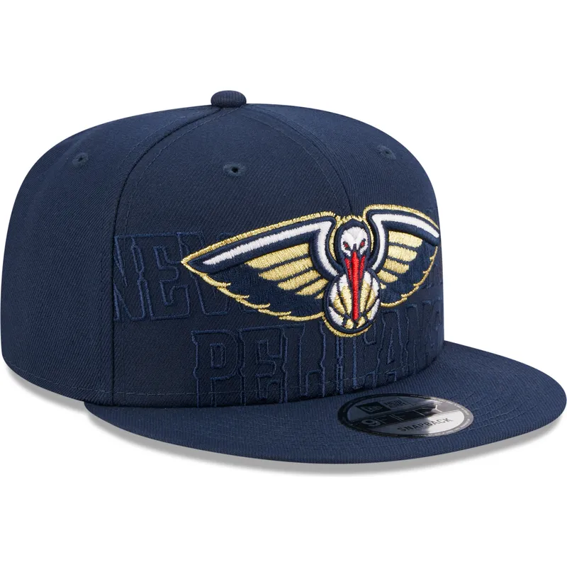granatowa-plaska-czapka-snapback-9fifty-draft-edition-2023-new-orleans-pelicans-nba-new-era