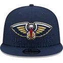 granatowa-plaska-czapka-snapback-9fifty-draft-edition-2023-new-orleans-pelicans-nba-new-era