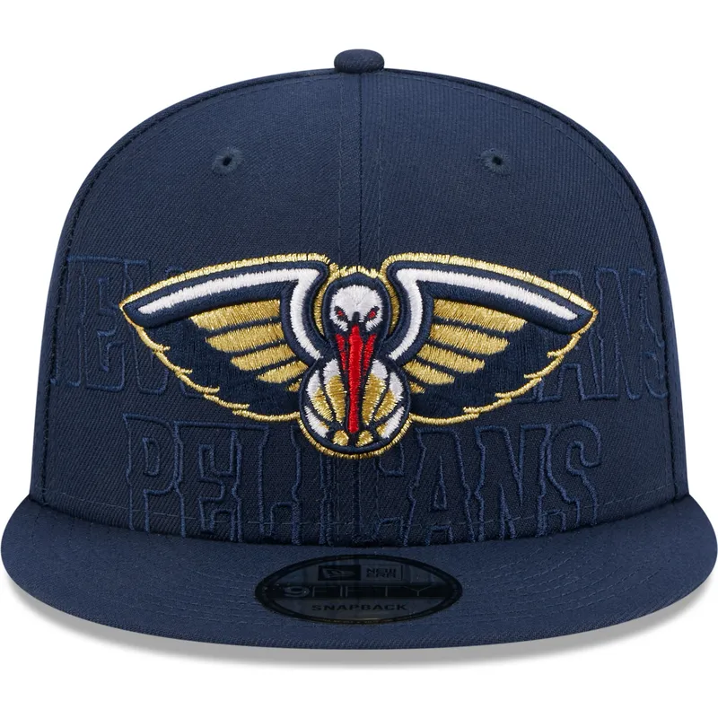granatowa-plaska-czapka-snapback-9fifty-draft-edition-2023-new-orleans-pelicans-nba-new-era