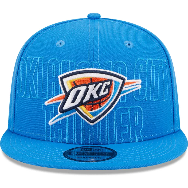 czapki-plana-niebieski-snapback-9fifty-draft-edition-2023-oklahoma-city-thunder-nba-new-era