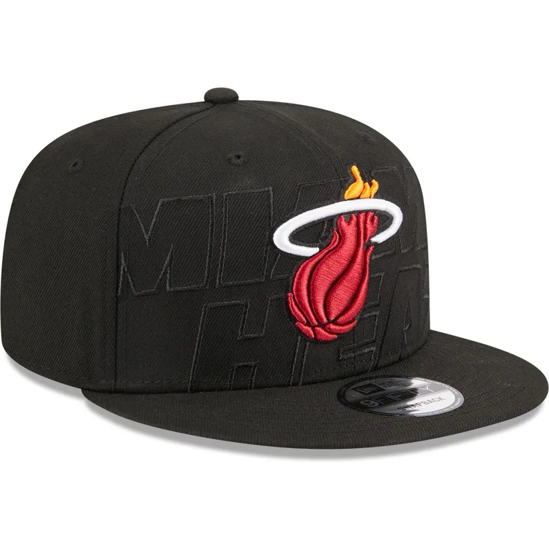 czapki-plana-czarny-snapback-9fifty-draft-edition-2023-miami-heat-nba-new-era