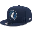 granatowa-czapka-z-plaskim-daszkiem-snapback-9fifty-draft-edition-2023-minnesota-timberwolves-nba-od-new-era