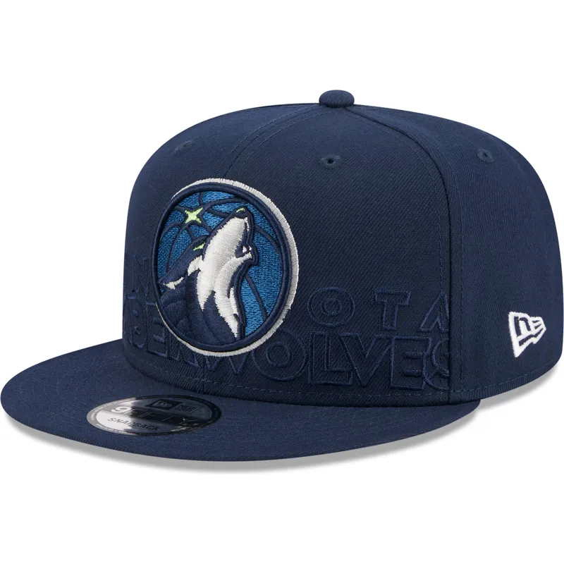 czapki-plana-granatowy-snapback-9fifty-draft-edition-2023-minnesota-timberwolves-nba-new-era