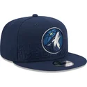 czapki-plana-granatowy-snapback-9fifty-draft-edition-2023-minnesota-timberwolves-nba-new-era