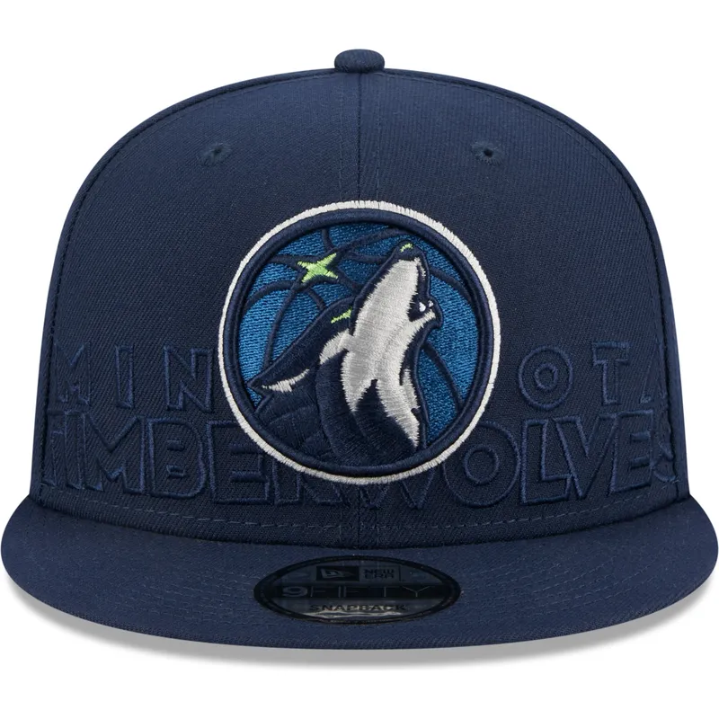 czapki-plana-granatowy-snapback-9fifty-draft-edition-2023-minnesota-timberwolves-nba-new-era