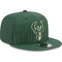 czapki-plana-zielony-snapback-9fifty-draft-edition-2023-milwaukee-bucks-nba-new-era