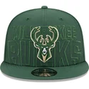 czapki-plana-zielony-snapback-9fifty-draft-edition-2023-milwaukee-bucks-nba-new-era