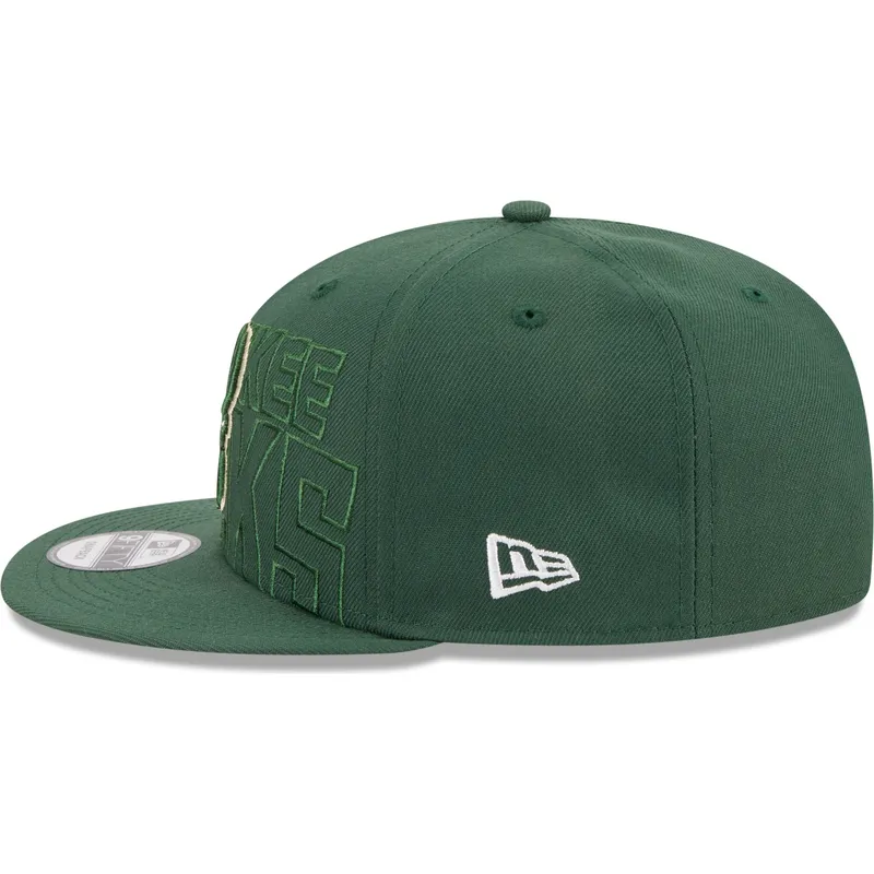 czapki-plana-zielony-snapback-9fifty-draft-edition-2023-milwaukee-bucks-nba-new-era
