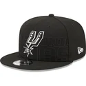 czarna-czapka-z-daszkiem-snapback-9fifty-draft-edition-2023-san-antonio-spurs-nba-marki-new-era