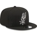 czarna-czapka-z-daszkiem-snapback-9fifty-draft-edition-2023-san-antonio-spurs-nba-marki-new-era