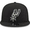 czarna-czapka-z-daszkiem-snapback-9fifty-draft-edition-2023-san-antonio-spurs-nba-marki-new-era