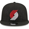 czarna-czapka-z-plaskim-daszkiem-snapback-9fifty-draft-edition-2023-portland-trail-blazers-nba-od-new-era