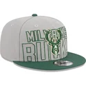 szara-i-zielona-czapka-z-daszkiem-snapback-9fifty-draft-edition-2023-milwaukee-bucks-nba-new-era