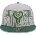 szara-i-zielona-czapka-z-daszkiem-snapback-9fifty-draft-edition-2023-milwaukee-bucks-nba-new-era