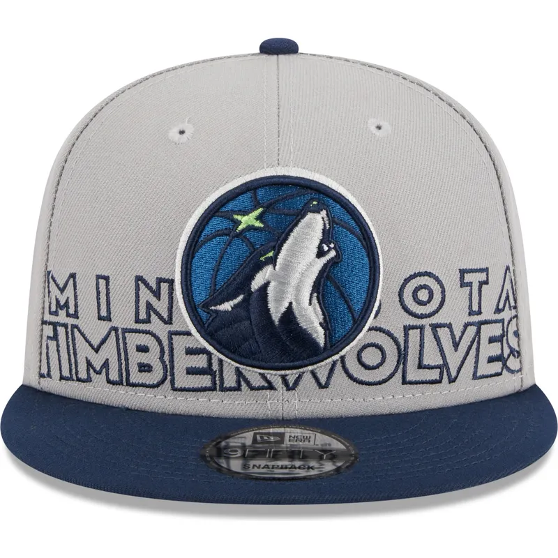 czapki-plana-szary-snapback-9fifty-draft-edition-2023-minnesota-timberwolves-nba-new-era