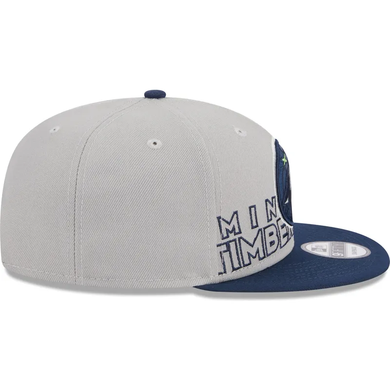 czapki-plana-szary-snapback-9fifty-draft-edition-2023-minnesota-timberwolves-nba-new-era