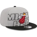 czapki-plana-szary-snapback-9fifty-draft-edition-2023-miami-heat-nba-new-era