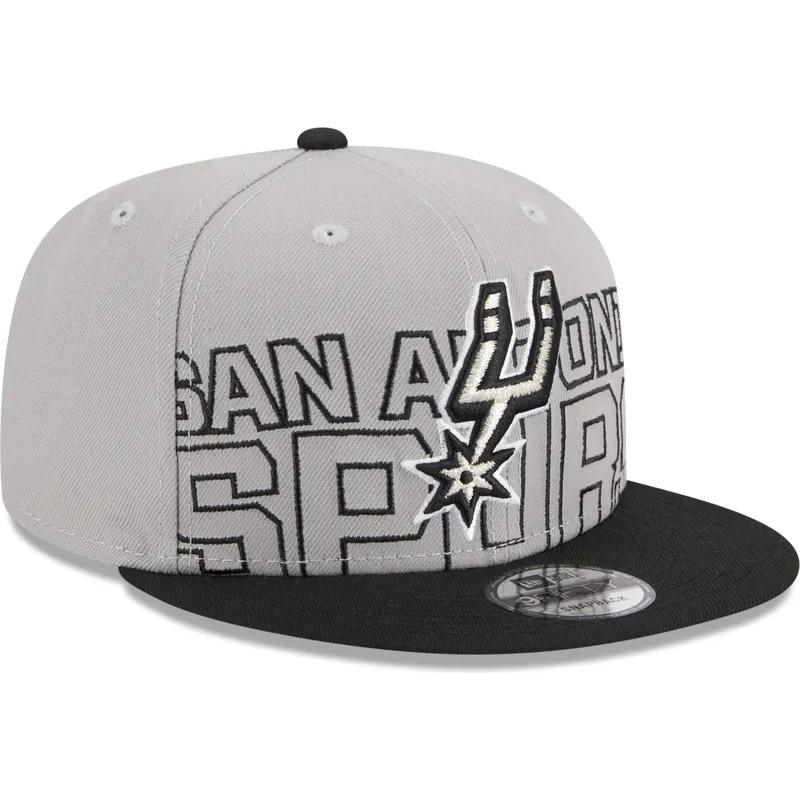 czapki-plana-szary-snapback-9fifty-draft-edition-2023-san-antonio-spurs-nba-new-era