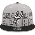 szara-i-czarna-plaska-czapka-snapback-9fifty-draft-edition-2023-san-antonio-spurs-nba-od-new-era
