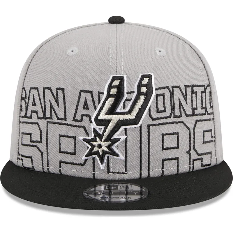 czapki-plana-szary-snapback-9fifty-draft-edition-2023-san-antonio-spurs-nba-new-era