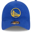 niebieska-regulowana-czapka-z-zakrzywionym-daszkiem-9twenty-draft-edition-2023-golden-state-warriors-nba-new-era