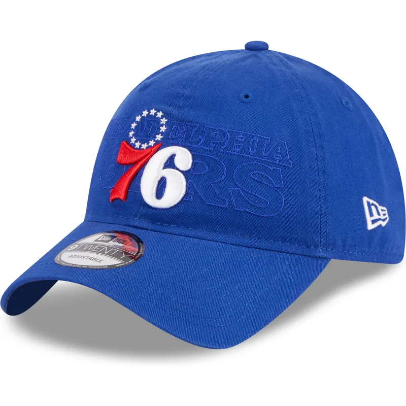czapki-curva-niebieski-tasma-regulowana-9twenty-draft-edition-2023-philadelphia-76ers-nba-new-era