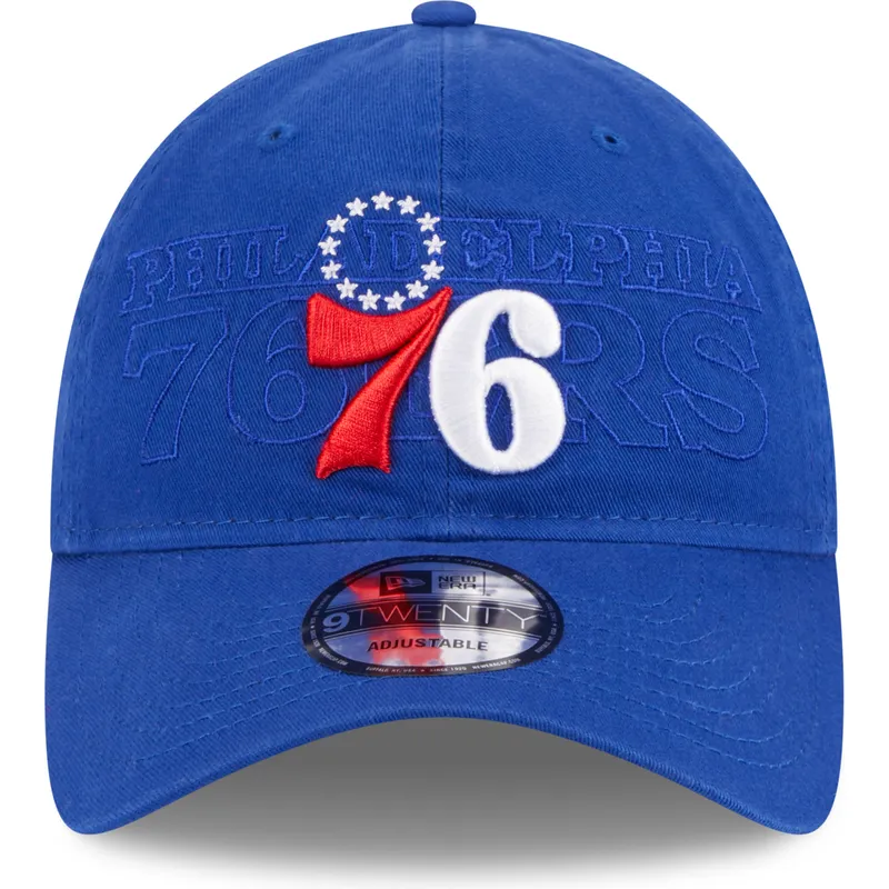 czapki-curva-niebieski-tasma-regulowana-9twenty-draft-edition-2023-philadelphia-76ers-nba-new-era