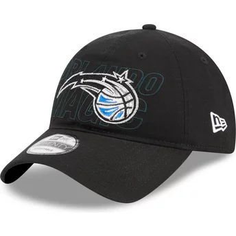 Czarna, regulowana czapka z zakrzywionym daszkiem 9TWENTY Draft Edition 2023 od Orlando Magic NBA od New Era