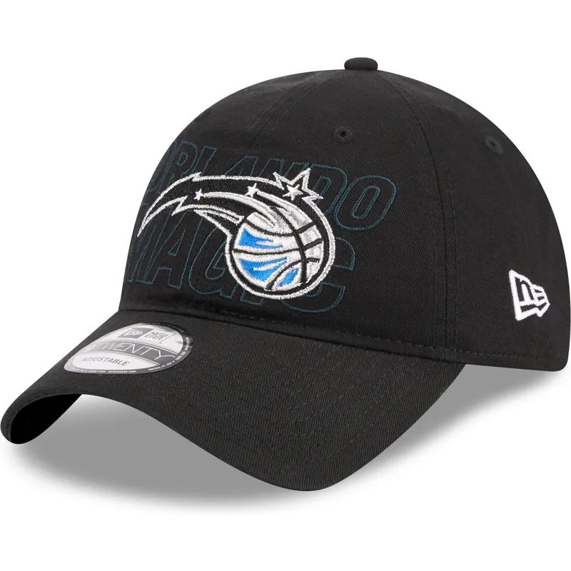 czarna-regulowana-czapka-z-zakrzywionym-daszkiem-9twenty-draft-edition-2023-orlando-magic-nba-new-era
