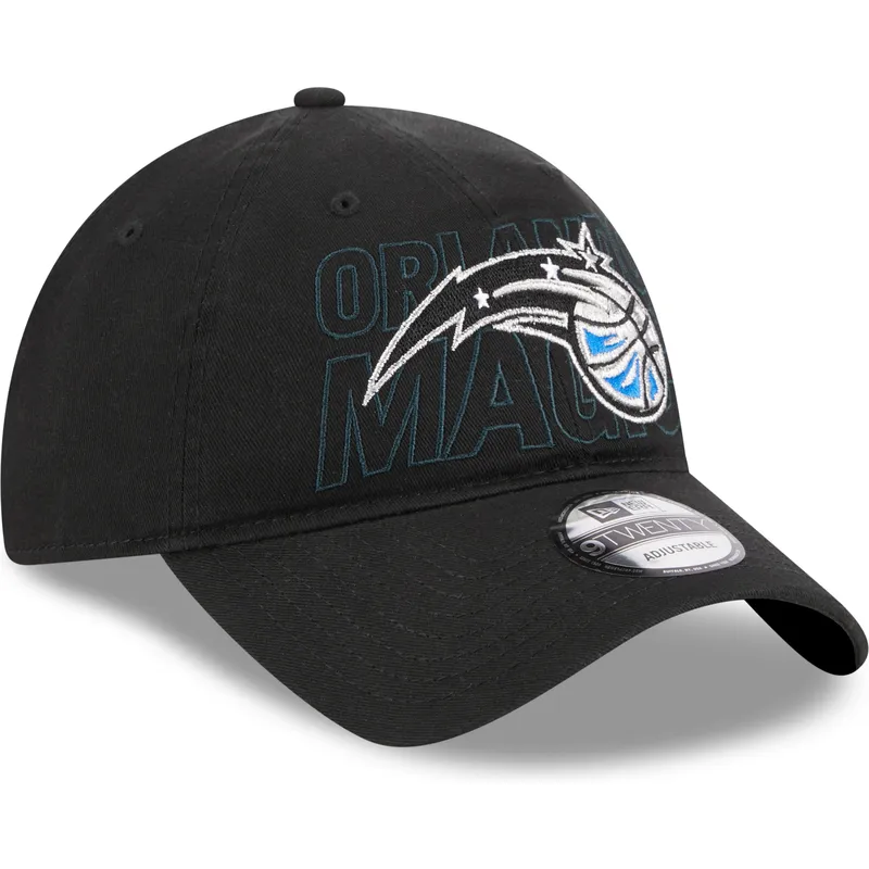czarna-regulowana-czapka-z-zakrzywionym-daszkiem-9twenty-draft-edition-2023-orlando-magic-nba-new-era