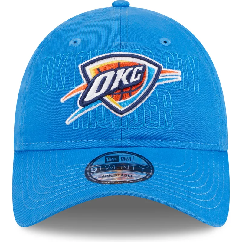 niebieska-regulowana-czapka-z-zakrzywionym-daszkiem-9twenty-draft-edition-2023-oklahoma-city-thunder-nba-new-era