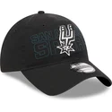 czapki-curva-czarny-tasma-regulowana-9twenty-draft-edition-2023-san-antonio-spurs-nba-new-era