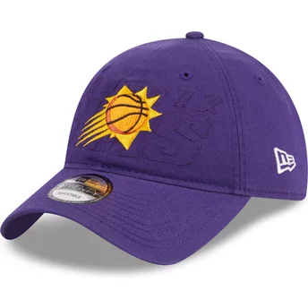 Fioletowa, regulowana czapka z daszkiem 9TWENTY Draft Edition 2023 Phoenix Suns NBA od New Era