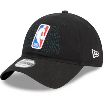 Czarna, regulowana czapka z zakrzywionym daszkiem 9TWENTY Draft Edition 2023 NBA od New Era