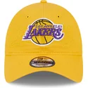 czapki-curva-zolty-tasma-regulowana-9twenty-draft-edition-2023-los-angeles-lakers-nba-new-era