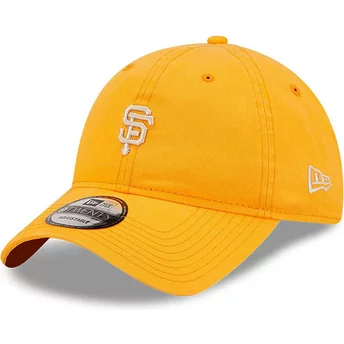 Regulowana pomarańczowa czapka z zakrzywionym daszkiem 9TWENTY Mini Logo San Francisco Giants MLB od New Era