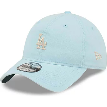 Niebieska, regulowana czapka z daszkiem 9TWENTY Mini Logo Los Angeles Dodgers MLB od New Era