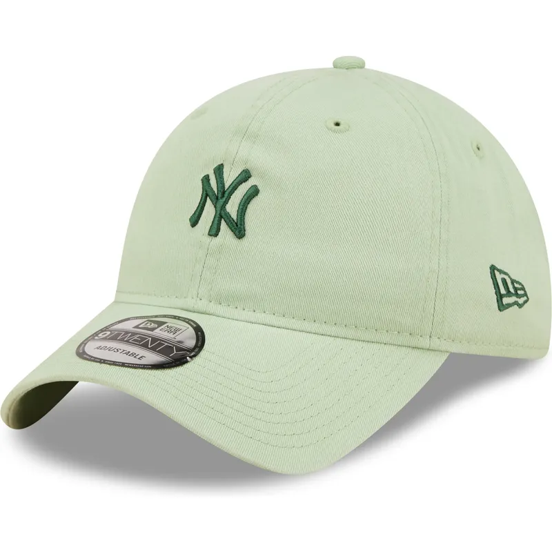 czapki-curva-zielony-tasma-regulowana-claro-9twenty-mini-new-york-yankees-mlb-new-era