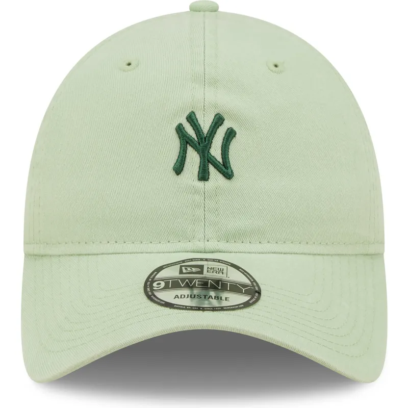 czapki-curva-zielony-tasma-regulowana-claro-9twenty-mini-new-york-yankees-mlb-new-era